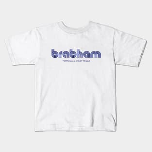 Brabham Formula One 1972 team logo - brabham blue Kids T-Shirt